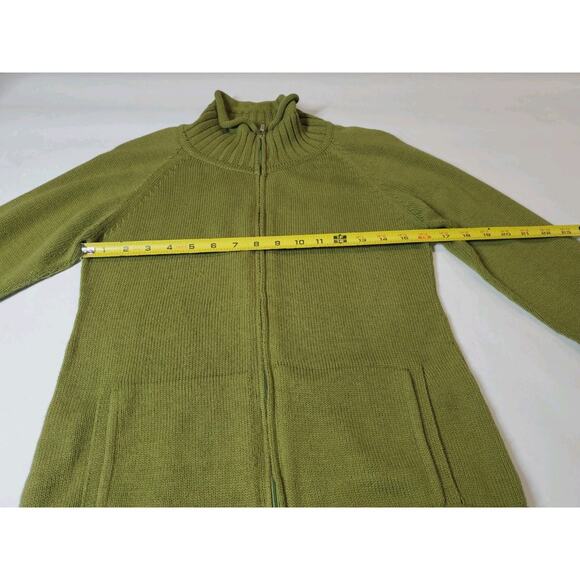 Indigenous Womens Small Sweater ORGANIC COTTON Merino Wool Eco-friendy Cardigan - Picture 7 of 9